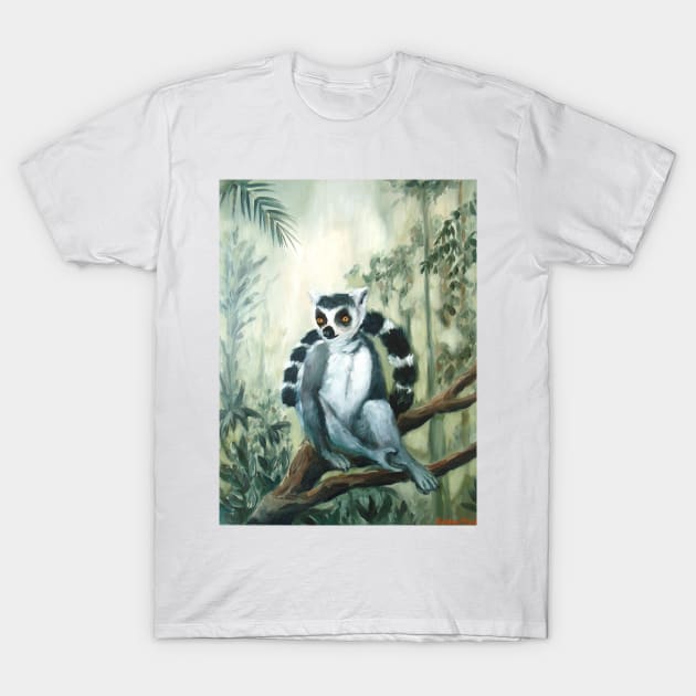 Lemur T-Shirt by Kuhtina